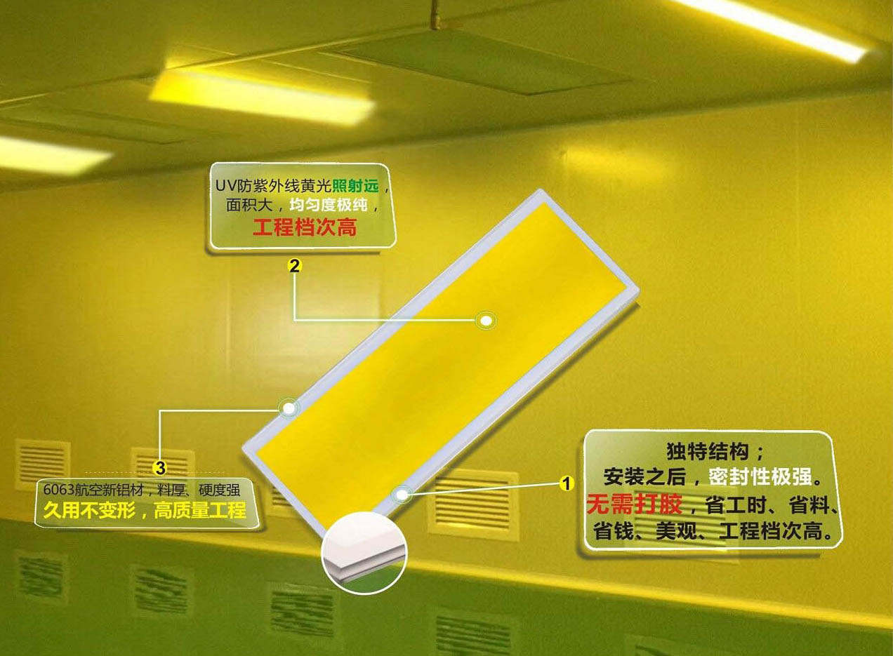 黃光平板燈：為車(chē)間生產(chǎn)提供安全、高效的照明方案